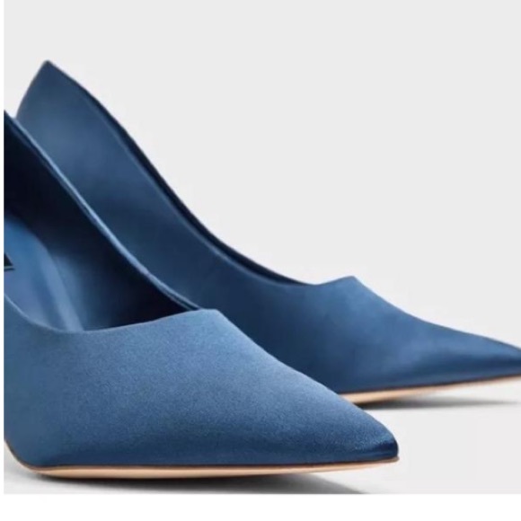 🎁5/100🎁 Zara satin heels - Picture 3 of 8
